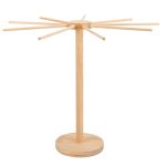 Pasta Drying Rack Wooden Pasta Rack For Fresh Pasta - Bamboo Noodle Drying Rack & Spaghetti Hanger Stand 9-ARM Pasta Dryer Rack
