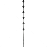 F pole – 5LINE Flat Bar Galv Bb