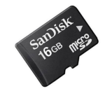 SanDisk 16GB Micro Sd Memory Card - Black