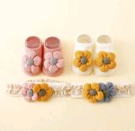 Floral Headband And Floral Socks