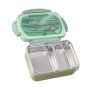 Stainless Steel Leakproof Lunch Box With Spoon & Chopsticks