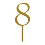 Goldair Gold Topper Number 8