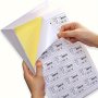 Glossy Stickers And A4 Self-adhesive Labels - Bright White Quick Drying - Pvc Material