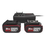 Kress 2X 4.0 Ah Battery Pack & 6A Charger Kit KAD21