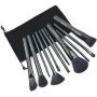 Professional 11 Piece Powder Foundation Makeup Brushes Set With Bag