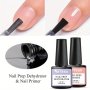 Nail Prep Set Acid-free Primer & Dehydrator Long-lasting Gel Nail Polish Soak Off Uv LED Manicure Aid For Enhanced Adhesion And No Lifting