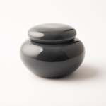 Irregular Dark Grey Sugar Pot