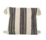 Scatter Cushion Black Striped 45CM