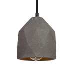 Prism Cement Pendant Light Grey
