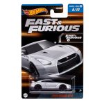 Wheels Fast And Furious Nissan Gt-r Diecast Model Car Toy Silver