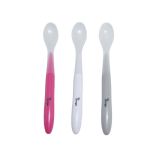 Bo Jungle Soft Spoon Set 3 Pieces Grey - White - Pink