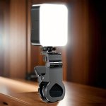 Versatile Pocket LED Light - Portable Adjustable Heart-shaped Clip-on Flashlight For Smartphones Ideal For Outdoor Leisure & Eme