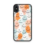 Custom Printed Tpu Cases - Apple Iphone X Apple Iphone XS & 39 Pastel Smiley& 39 By