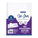 Marlin Adjustable Book Covers A5 10'S 50 Micron