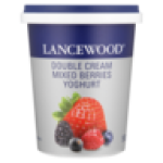 Lancewood Mixed Berries Flavoured Double Cream Yoghurt 500G