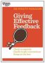 Giving Effective Feedback   Hbr 20-MINUTE Manager Series     Paperback