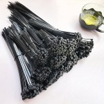 100PC Nylon Bundle Ties Black Thickened And Extended Harness Ties Tie Ties For Fastening Ring Industrial Self-locking Storage An