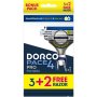 Dorco Pace 4 Pro Disposable Razor Blades Value Pack 5S