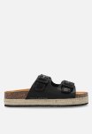 Sissy Boy Chunky Espadrille Slide - Black