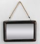 Mirror Metal Rectangle With Rope 35CM X 60CM