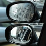 2PCS Anti-fog Rainproof Car Mirror Film - Waterproof Clear Pet Protective Sticker For Rearview Mirrors