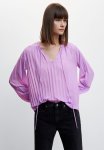 Blouse Plis - Light Pastel Purple
