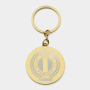 Gold Plated Stainless Steel Mens Key Ring