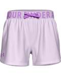 Girls' Ua Play Up Solid Shorts - Purple SWITCH-570 Yxs