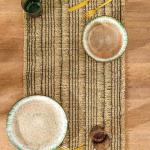 Seagrass Table Runner Black