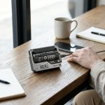 Rechargeable LED Emergency Light With Removable Battery