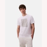 Calvin Klein Macro Aop Puff S S Tee Wht