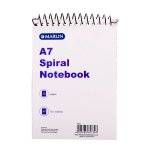Spiral Note Book Top Marlin A7 72 Page Pack Of 12 Books