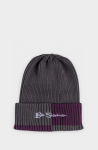 Color Block Beanie Grey Cherry Lacquer - Grey One Size