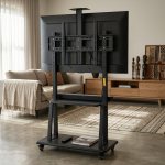 Free Standing Living Room Metal Tv Stand