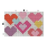 Leather Luggage Tag Purple Heart