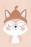 Winter Fox - Wall Art Print - A1