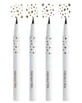 Sumeitang Freckle Pen 4 Colors Kit - Natural Lifelike Faux Freckle Makeup Pen Waterproof Long Lasting Create Sunkissed Skin 4PAC