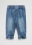Denim Frill Pant