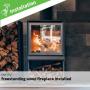 Freestanding Wood Fireplace Installation Fee
