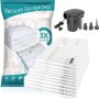 10 Pack Vacuum Storage Bags And Elecytic Pump Travel