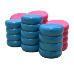 26 Pink And Light Blue Crokinole Discs - Full Set Small Discs - 1 1 8 Inch Diameter 2.9CM