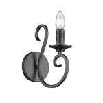 Amoura Metal Wall Light Black