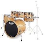 Pdp Concept Maple Shell Pack 7-PIECE Kit Natural Lacquer