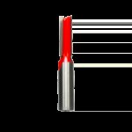 Double Flute Straight Bit Router Bit 10 31.75 12.7 2 0 12-52050P