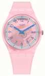Pink Pay Pink Semi-transparent Strap Unisex Watch SVHP100-5300