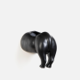 Rhino Wall Planter - Bum - Matte Black