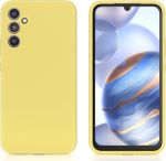 Liquid Silicone Back Case Compatible With Samsung Galaxy A05S - Yellow