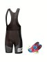 Men's Cycling Bib Shorts - 9D Gel Padded Athletic Fit Breathable Bib Shorts Ideal For All Seasons