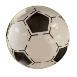 Kiddies Black & White Plastic Ball Size 5