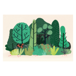 Forest Fox Art Print